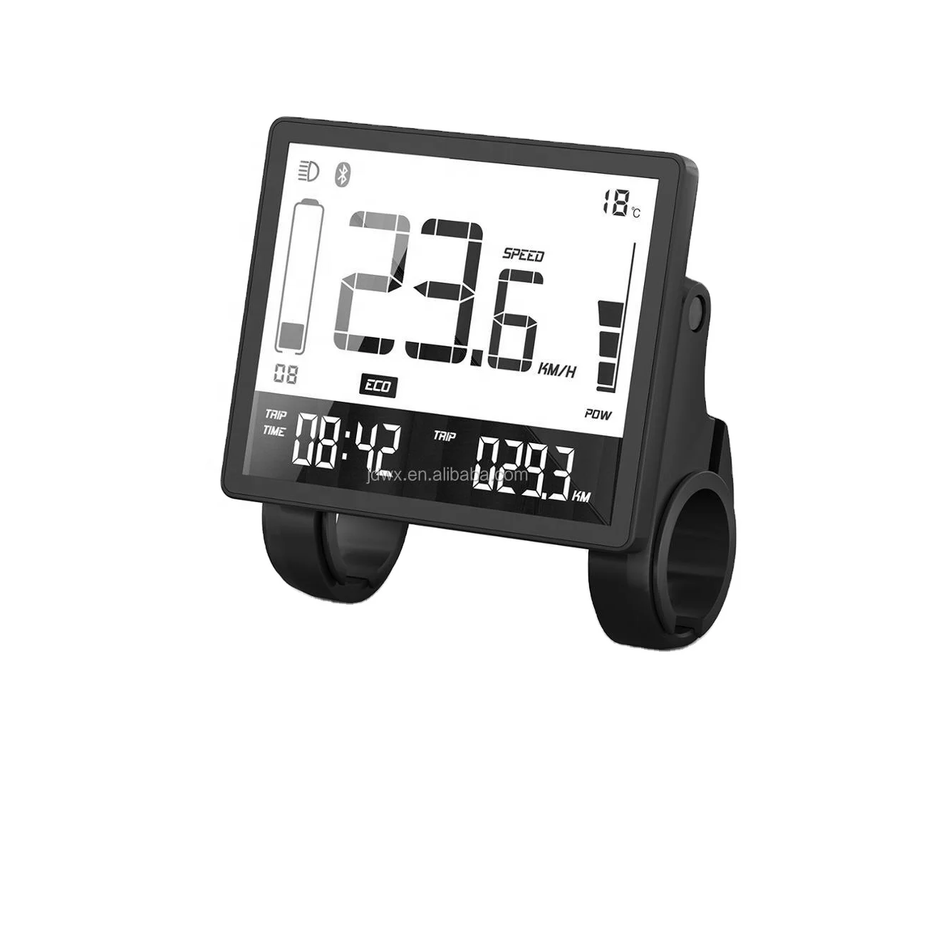 Moto, bicicletta elettrica, scooter, cruscotto cruscotto digitale Ebike, LED intelligente per bici Pedelec, display LCD