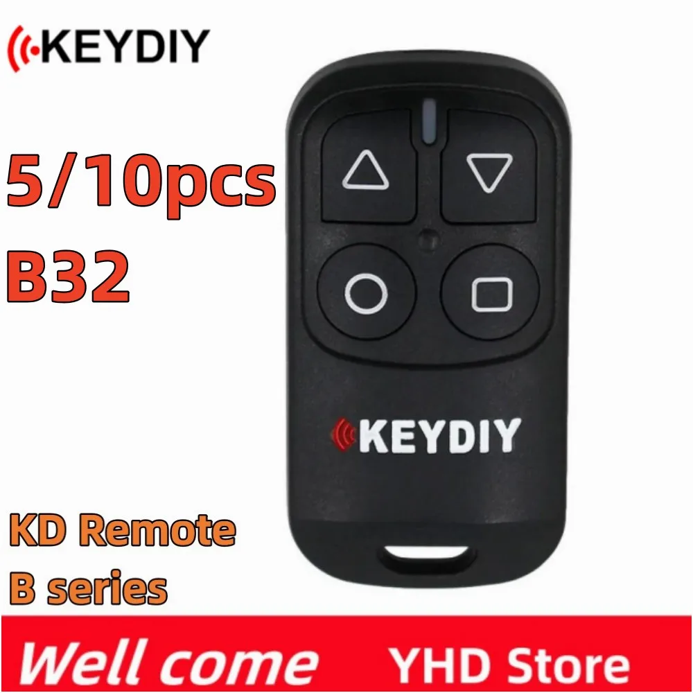 

5/10 шт. KEYDIY KD B32 4-кнопочный универсальный пульт для гаражных ворот, совместимый с KD900, KD200, URG200, KD-X2, KD MINI Remote Master