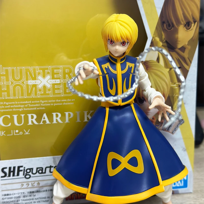 

In Stock Genuine Bandai SHF HUNTER×HUNTER CURARPIKT Anime Action Figure Model Toy Collection Foam Box Protection ﻿