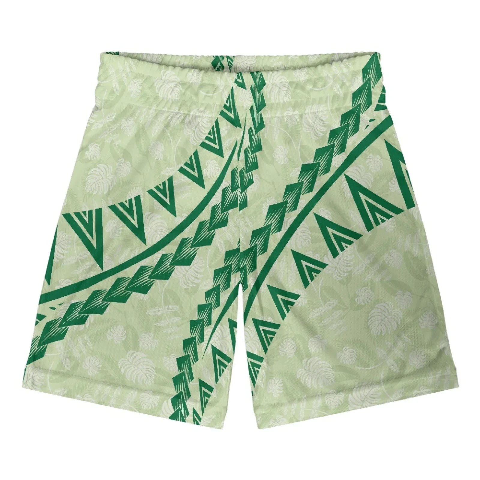 Polynesian Tribal Hawaiian Totem Tattoo Hawaii Prints Fitness Sweatpants Shorts Man Summer Gyms Workout Male Breathable Mesh NEW