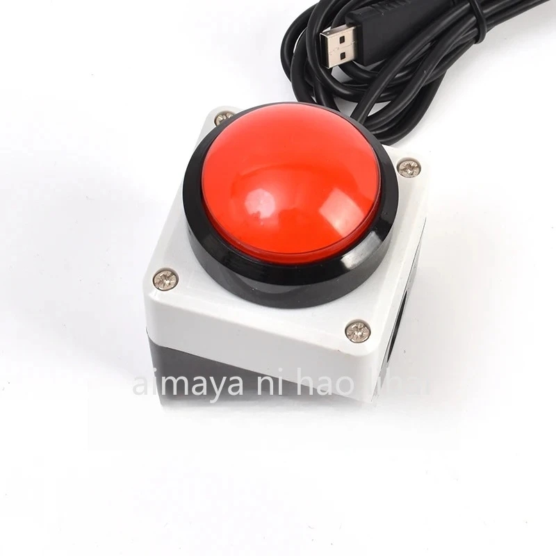 62mm USB Custom Button Remote Control Buzzer Switch Lottery Computer Mouse Shortcut Keyboard