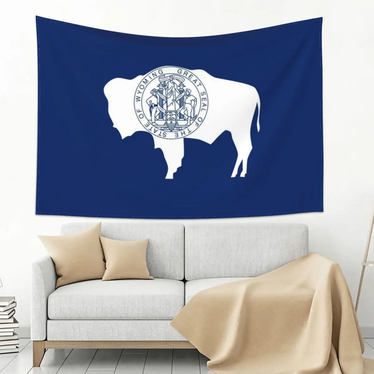 

Wyoming Flag. Flag of Wyoming Tapestry