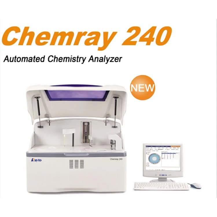 Cheap Price Hospital Clinic Medical Rayto Chemray 240 Automated Auto Chemistry Biochemistry Analyzer