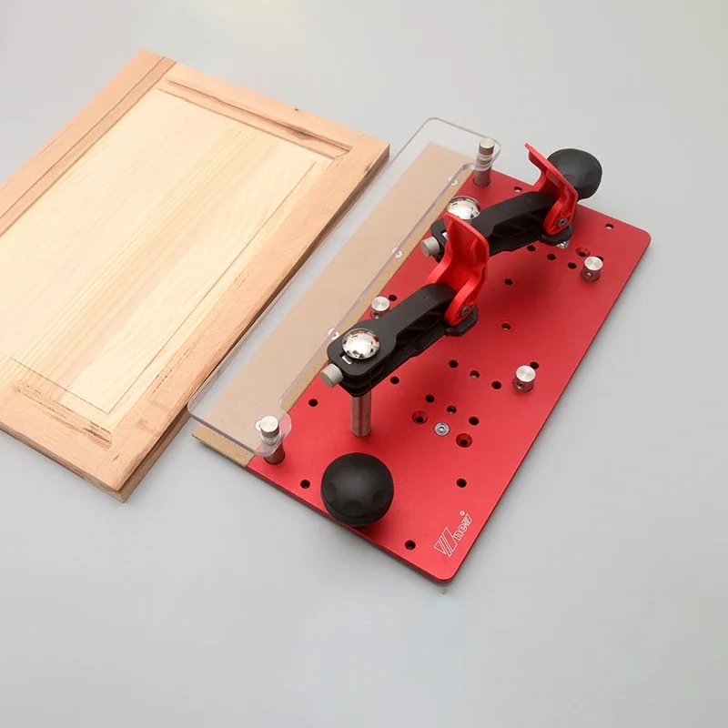 Inverted Wood Router Electric Trimming Engraving Machine Safety Push Block Plate Push Fence for Router Table Right Angle Cutter