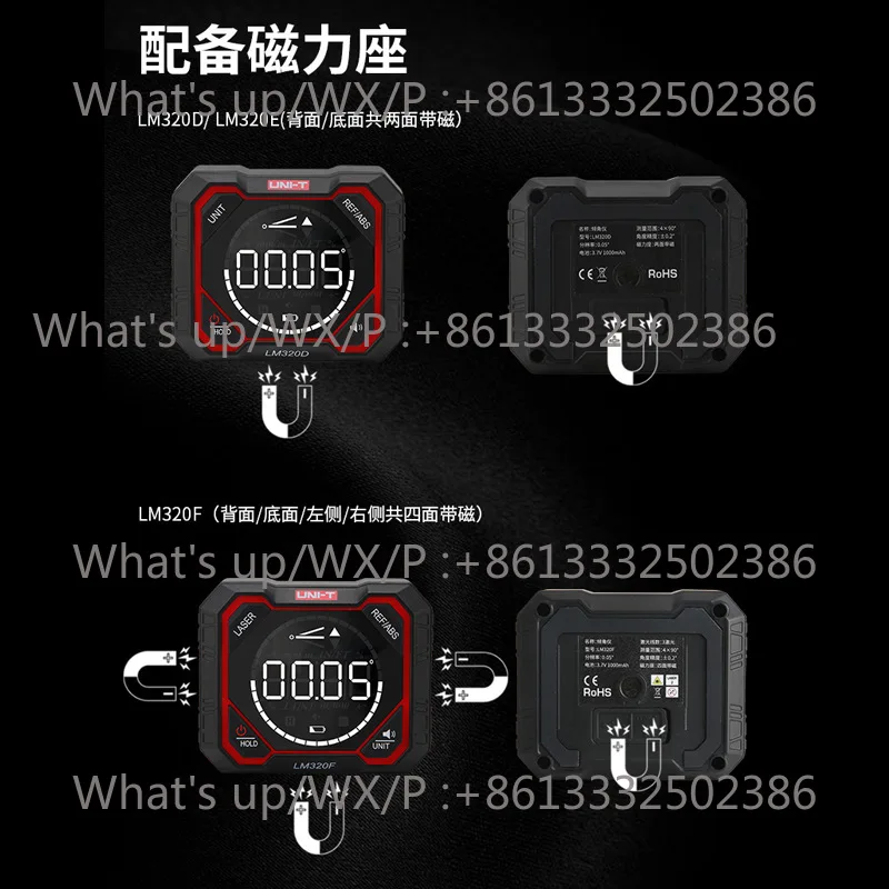LM320D/E/F High-Precision Las-er Incinometer Electronic Angle Scale with Magnetic Level