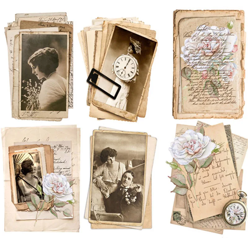 Stare miłość kwiat litery naklejki śmieci dziennik terminarz planer Scrapbooking dekoracyjne naklejki etykiety DIY rzemieślnicze zdjecie Album