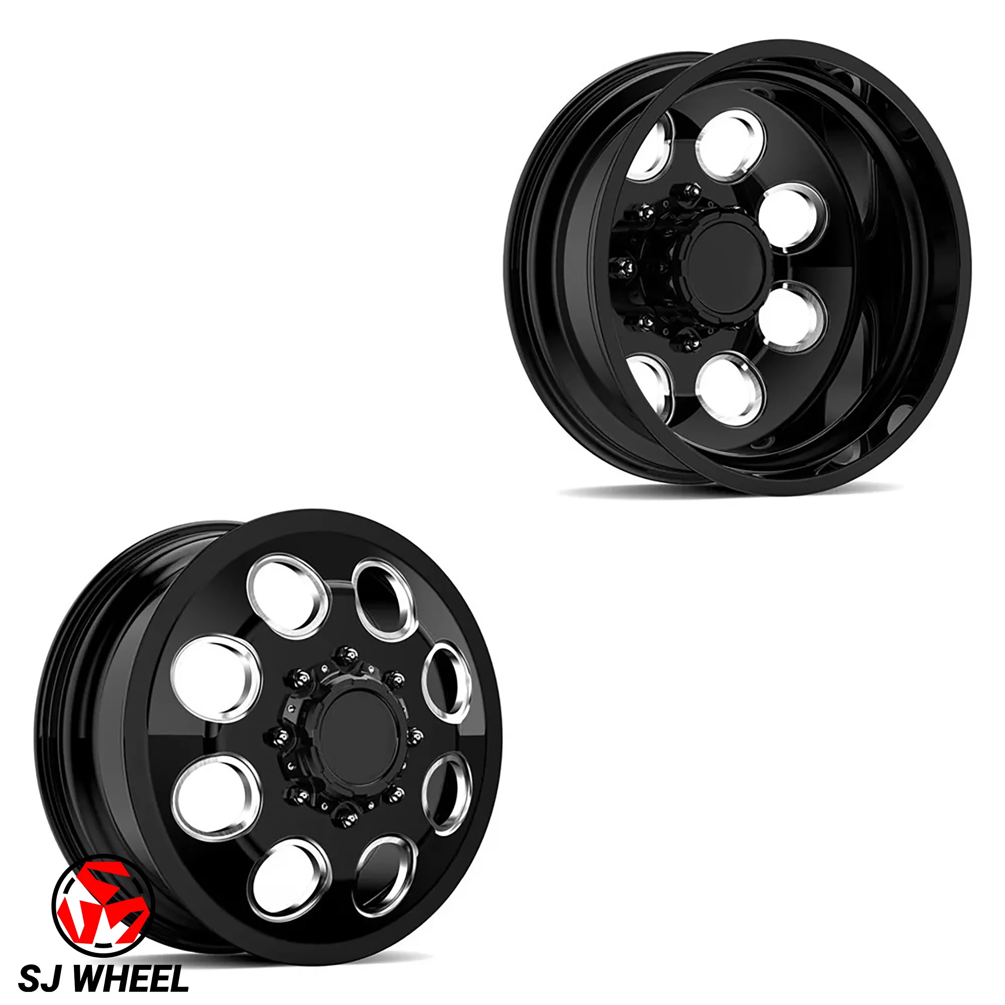 SJ Forged Rim Dually Custom Wheel 8.25J 6x139.7 5x127 22 24 26 28 Inch Aluminum Alloy Forged Wheels for Range Rover F150 F250