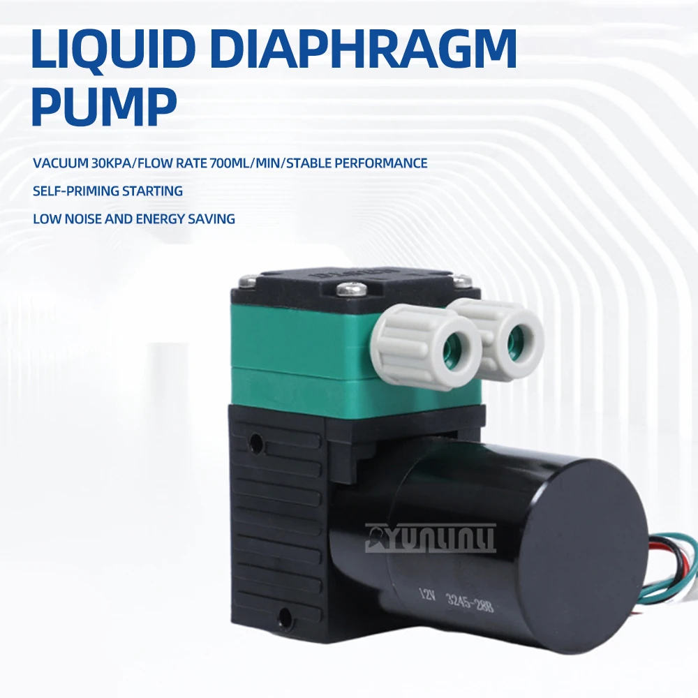 700ml/min Liquid Diaphragm Pump DS600 DCB-B Micro Diaphragm Pump 12V/24V Experimental Analysis Dosing Pump
