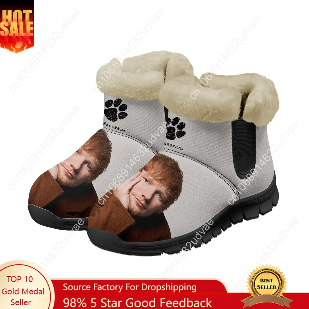 

Ed Sheeran Snow Boots Mens Womens Teenager Shoes Keep Warm Boot High Quality Casual Lightweight Couple Sports Customize Sneakers
