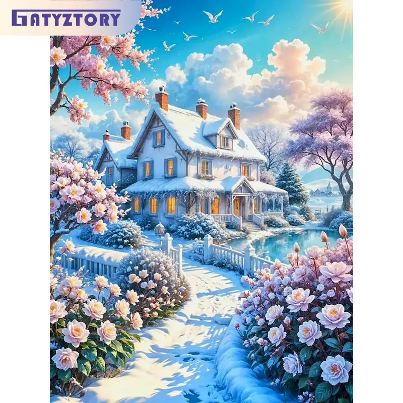 40X50Cm Snow House …