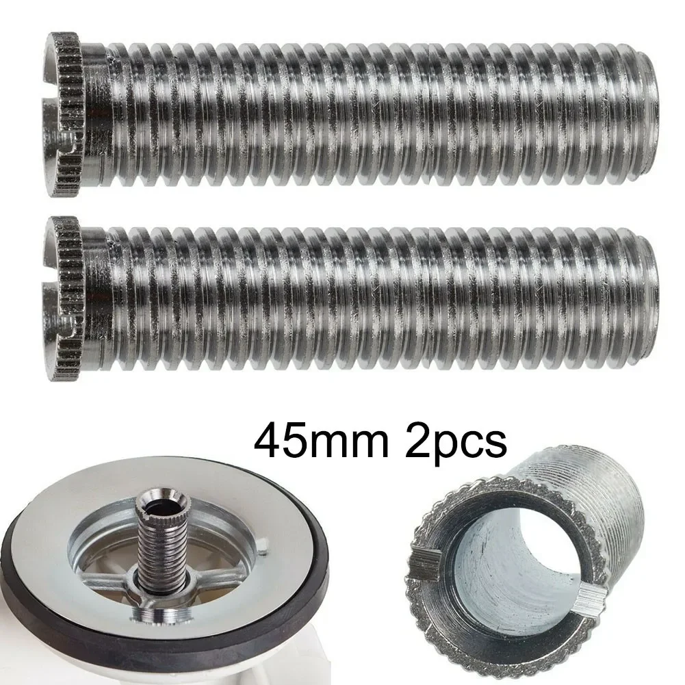 1/2/5 Pcs Kitchen Sink Strainer Screws 35mm 45mm Kitchen Sink Basket Strainer Stainless Steel Threaded Screw Connector