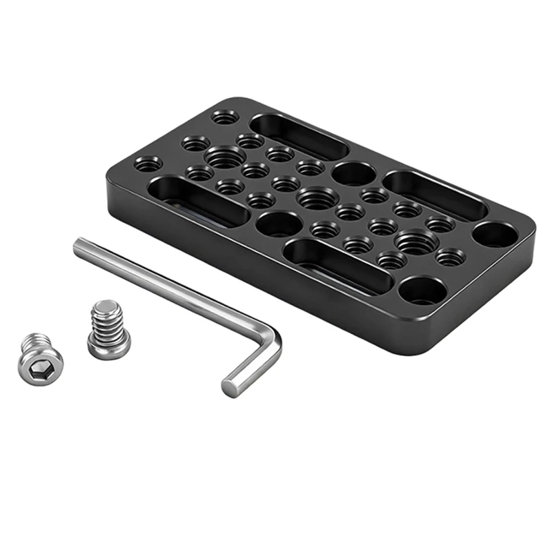 Super Sale Video Switching Cheese Plate Camera Plate for Railblocks, Dovetails Short Rods for DSLR Camera Cage Rig Expansion