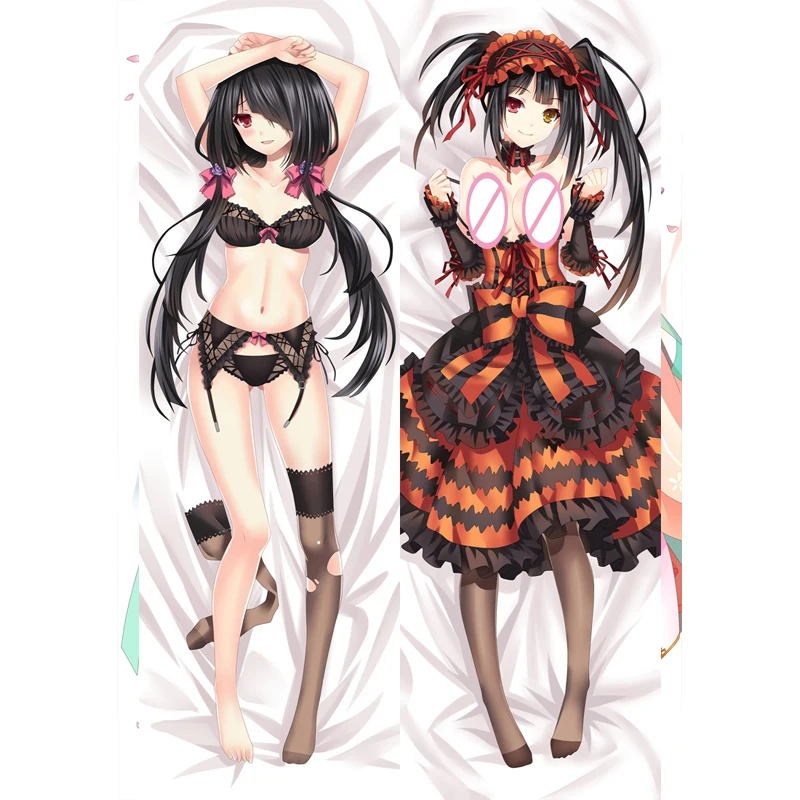 Nuovo modello Japan Body Pillow case Cover Anime Date A Live Cover Tokisaki Kurumi comodo e morbido al tatto