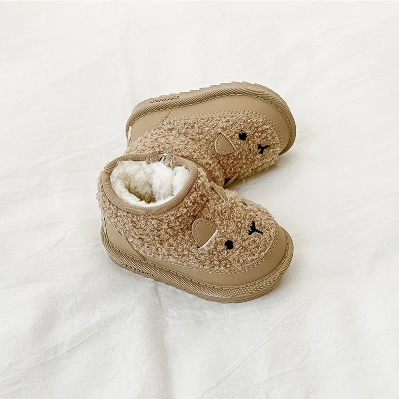 

Zapatos Niña Брендовые ботинки для девочек Осенние новые детские прогулочные туфли Симпатичные детские зимние сапоги Теплая хлопковая обувь Дизайнерские детские ботинки Botas Para Niña