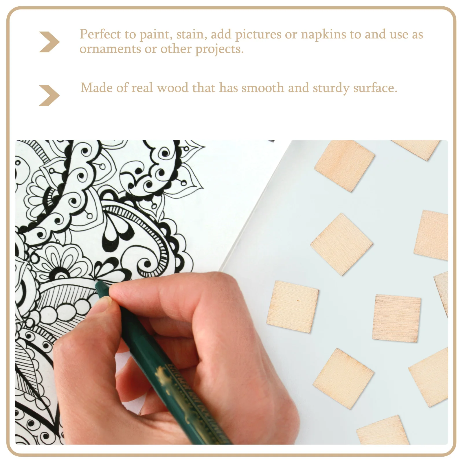 

square slices wood slices blank wood pieces unfinished DIY plaque DIY crafts slices