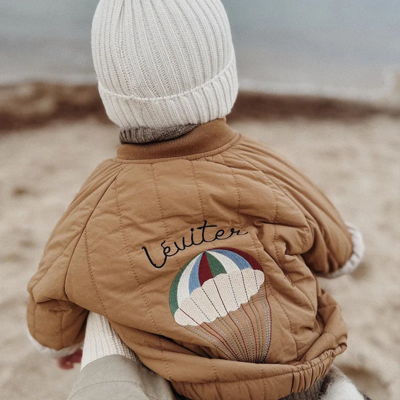 1-6Y Kinderkleding Lente Verdikte Katoenen Meisjesjas Baby Kinderen Warme Jas Peuter Kinderen Bovenkleding Kinderkleding Winter