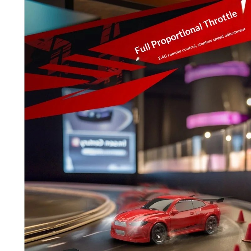 KF20 Desktop Drift Car 1:64 Scale Fully Proportional Four-Wheel Drive Remote-Controlled Toy Vehicle for Children RC Car