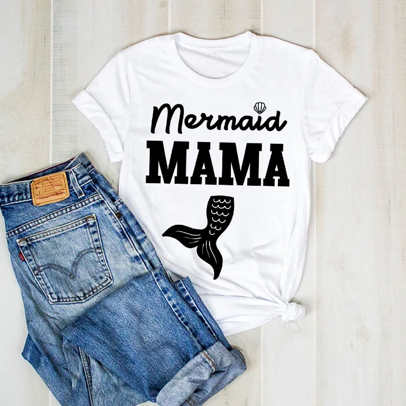 Women Lady Mom Flower Arrow Mama Mom Mother Graphic T Ladies Clothes Tee Female Top Tshirt Womens Clothing T-shirt