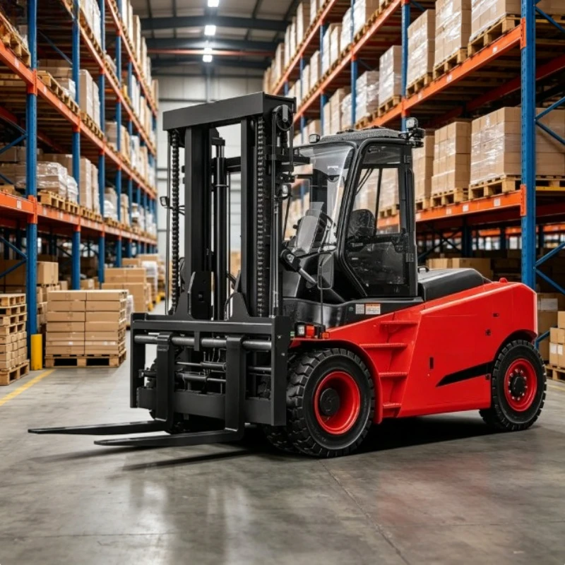 12-16 Ton Heavy Load Electric Counterbalance Forklift Construction Material Yard Bulk Goods Transport Equipment