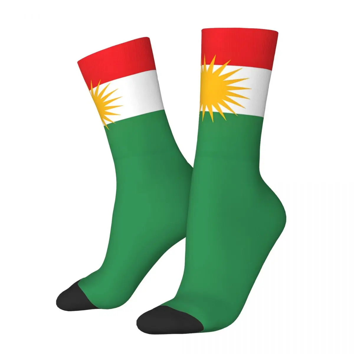 

Hip Hop Retro Kurdistan Flag Crazy Men's Socks Unisex Harajuku Seamless Printed Funny Crew Sock Boys Gift