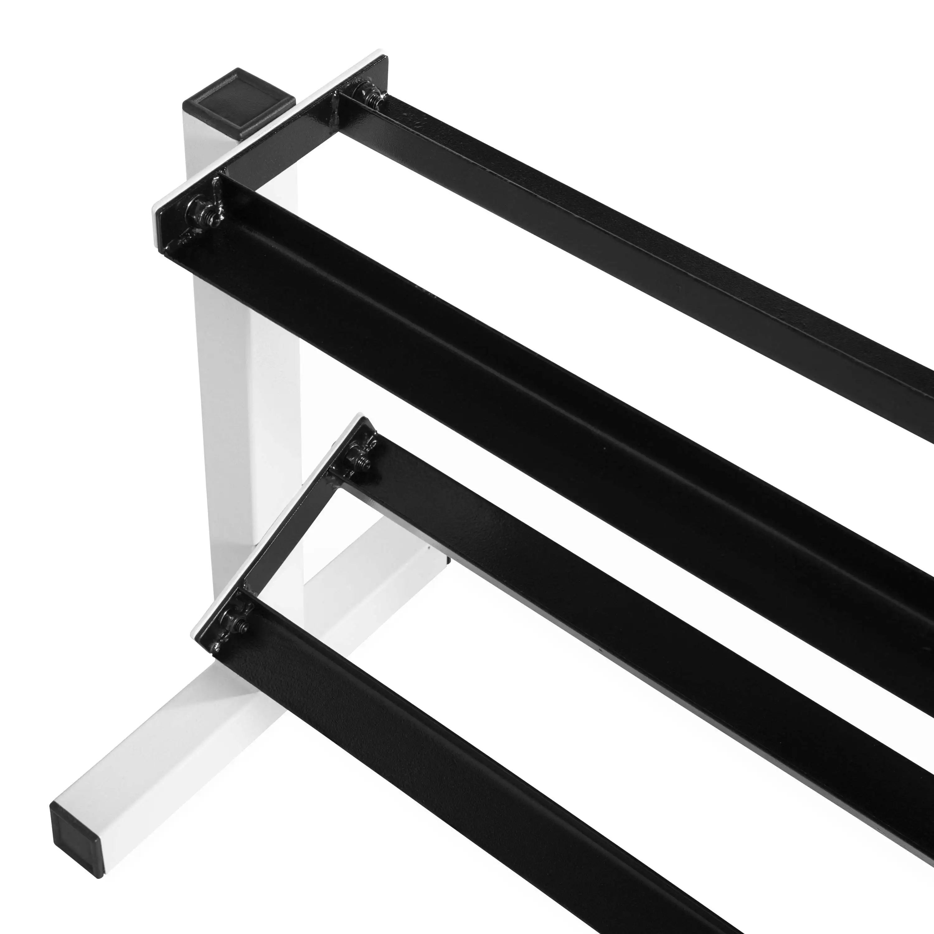 

24 in. Two-Tier Dumbbell Rack easily resist the shattering