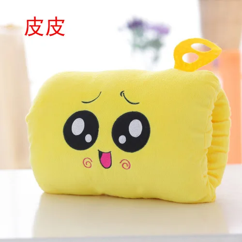 Children's Plush Pillows Hand Warmers Gloves Nap Pillows Cushions Creative Hand Warmers Plush Children's Day Gifts Yellow