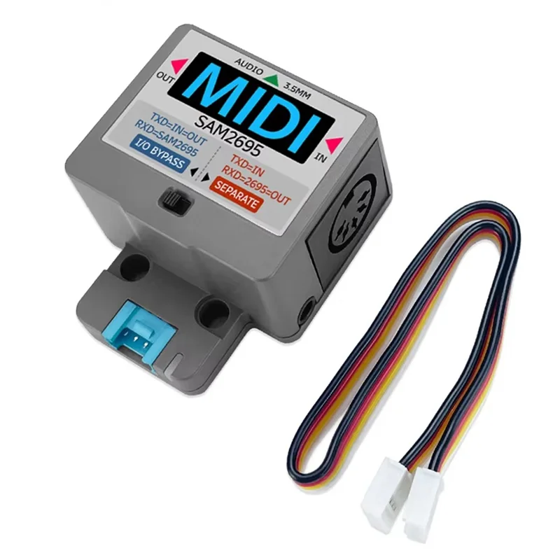 Interface de traitement Audio M13K 3.5 pour unité MIDI M5stack, Port série vers unité MIDI SAM2695