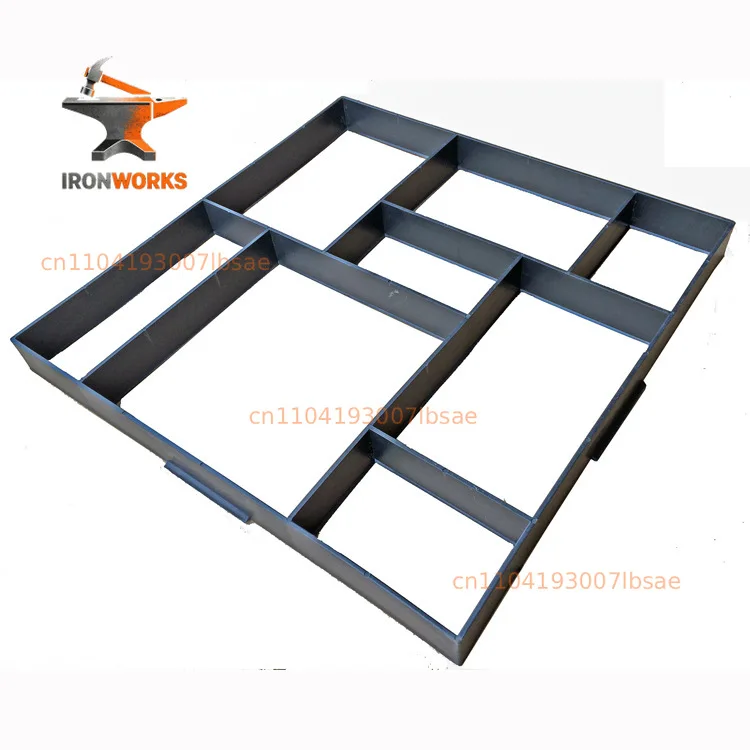 50 cm DIY garden paving plastic mold, square eight grid