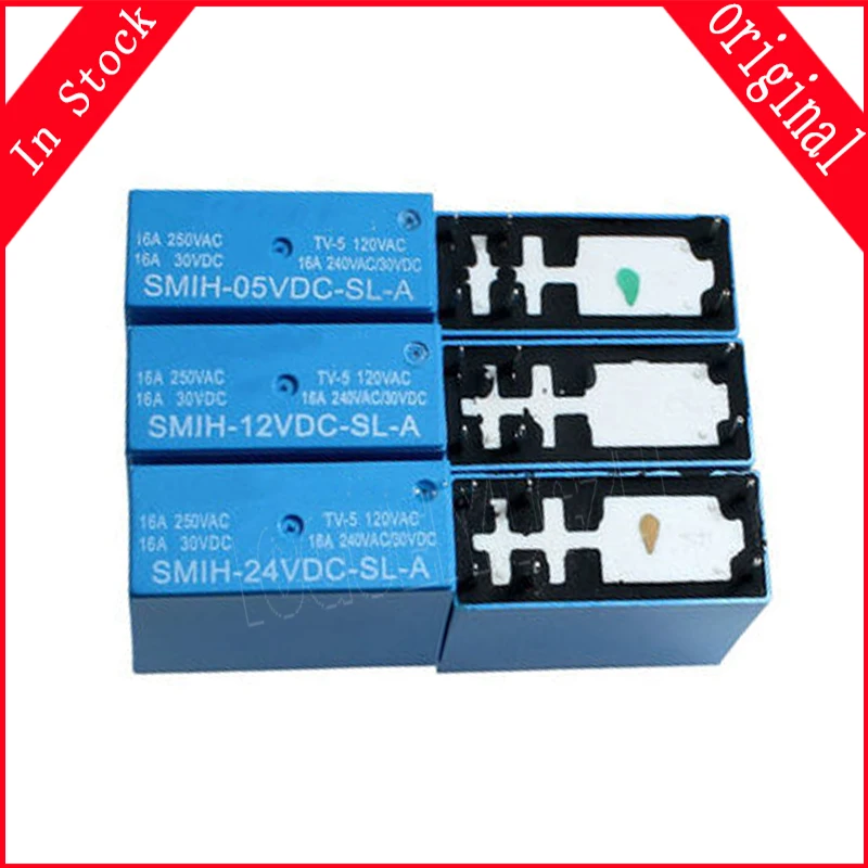 

1 шт. Φ 12v 24VDC-SL-A-Φ 6-контактное/8-контактное реле 250V 16A