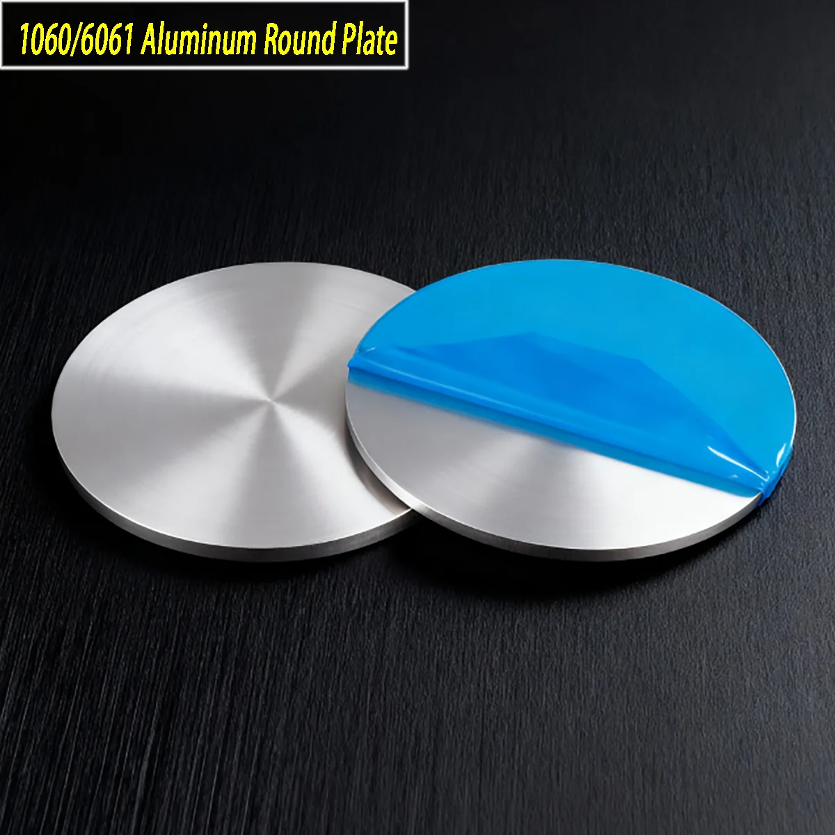 THK 0.5-8mm 1060/6061 Aluminum Round Plate Circular Sheet Disc Home DIY CNC Metal  Dia100-400mm Customize Laser Cut