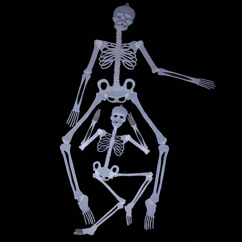 Scary Halloween Hanging Luminous Skeleton Decoration Home Outdoor Yard Garden Decorations Noctilucent Ghost Bone Decor props