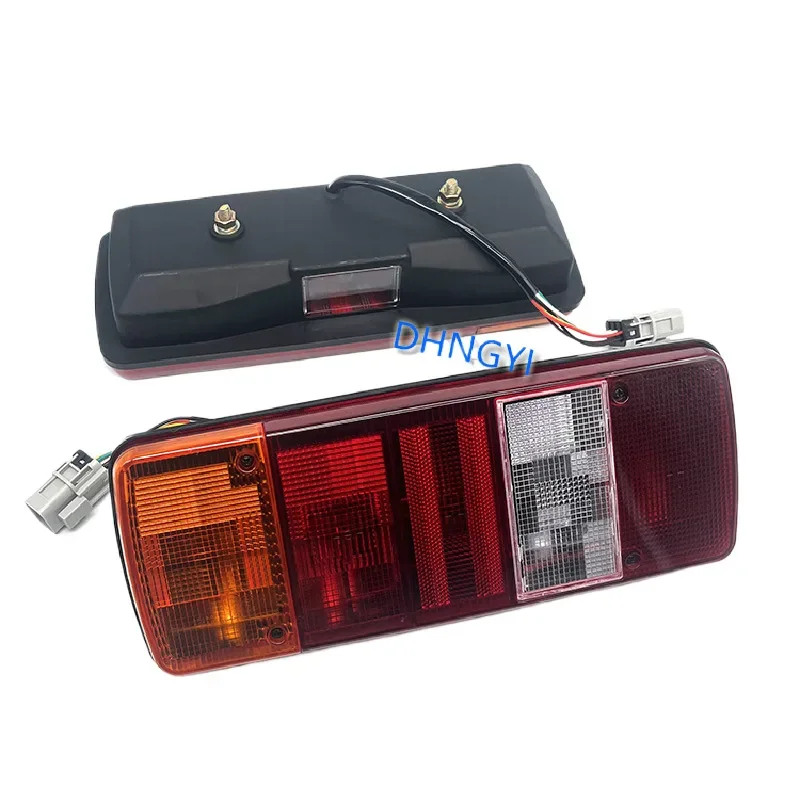 For Doosan Daewoo Dh Dx Front Headlight Dh150w-7 210w-7 Excavator Rear Tail Light Counterweight Headlight Excavator Accessories