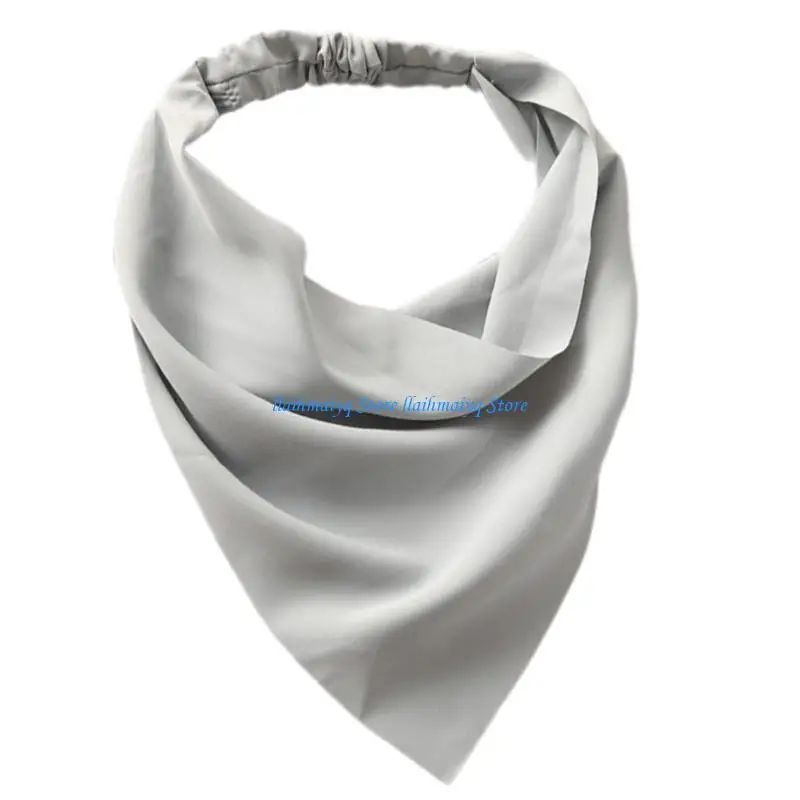 573B Traditional Triangular Hair Scarf Cloth Fabric Headscarf Alternative Headdress