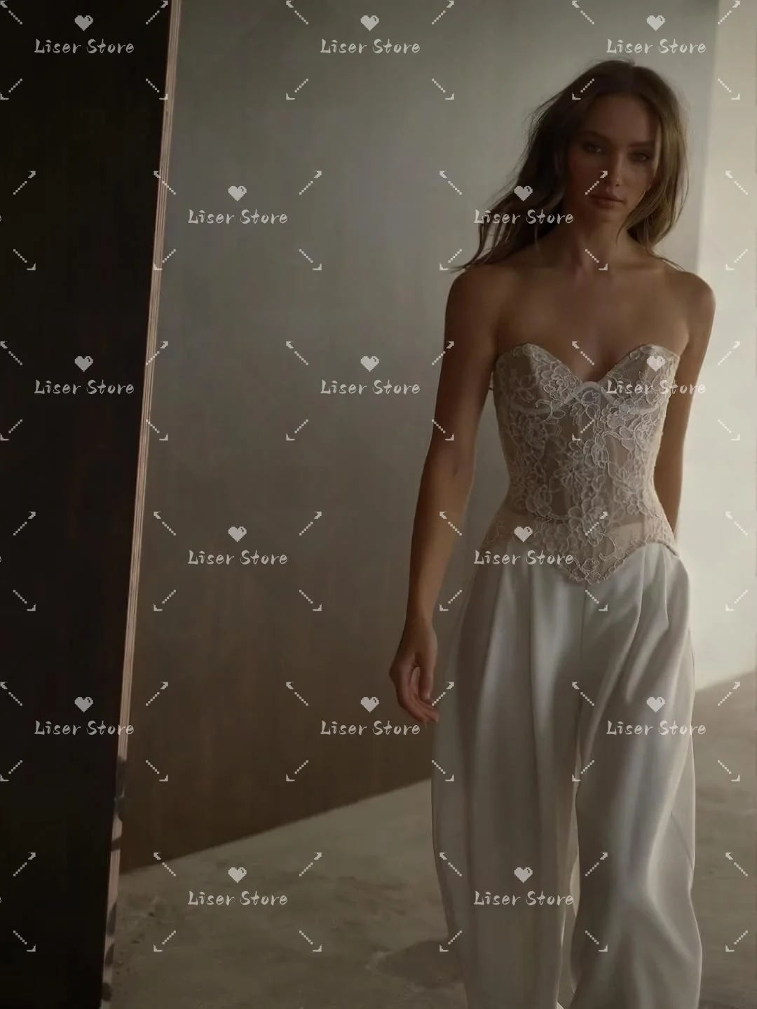 Liser Lace Vintage abendkleider hochzeit Wedding Dresses Applique Boho Bridal Gown Customized Party Dresses 2026 Customized