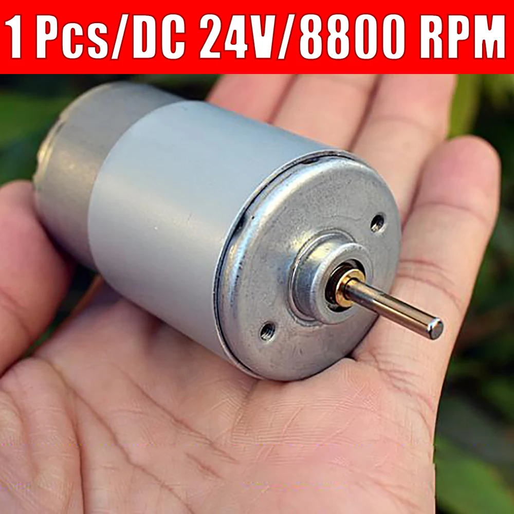 

Mini Motor RK-555-3257 DC12V 18V 24V 4380RPM-8800RPM Front Ball Bearing Low Power Consumption High Torque For Home Appliances