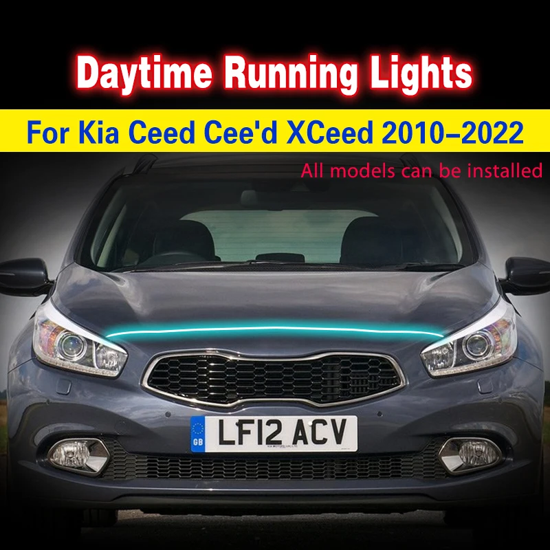 

Дневные ходовые светодиодные огни для Kia Ceed Cee 'd XCeed 2010-2022, 12 В, 1 шт.