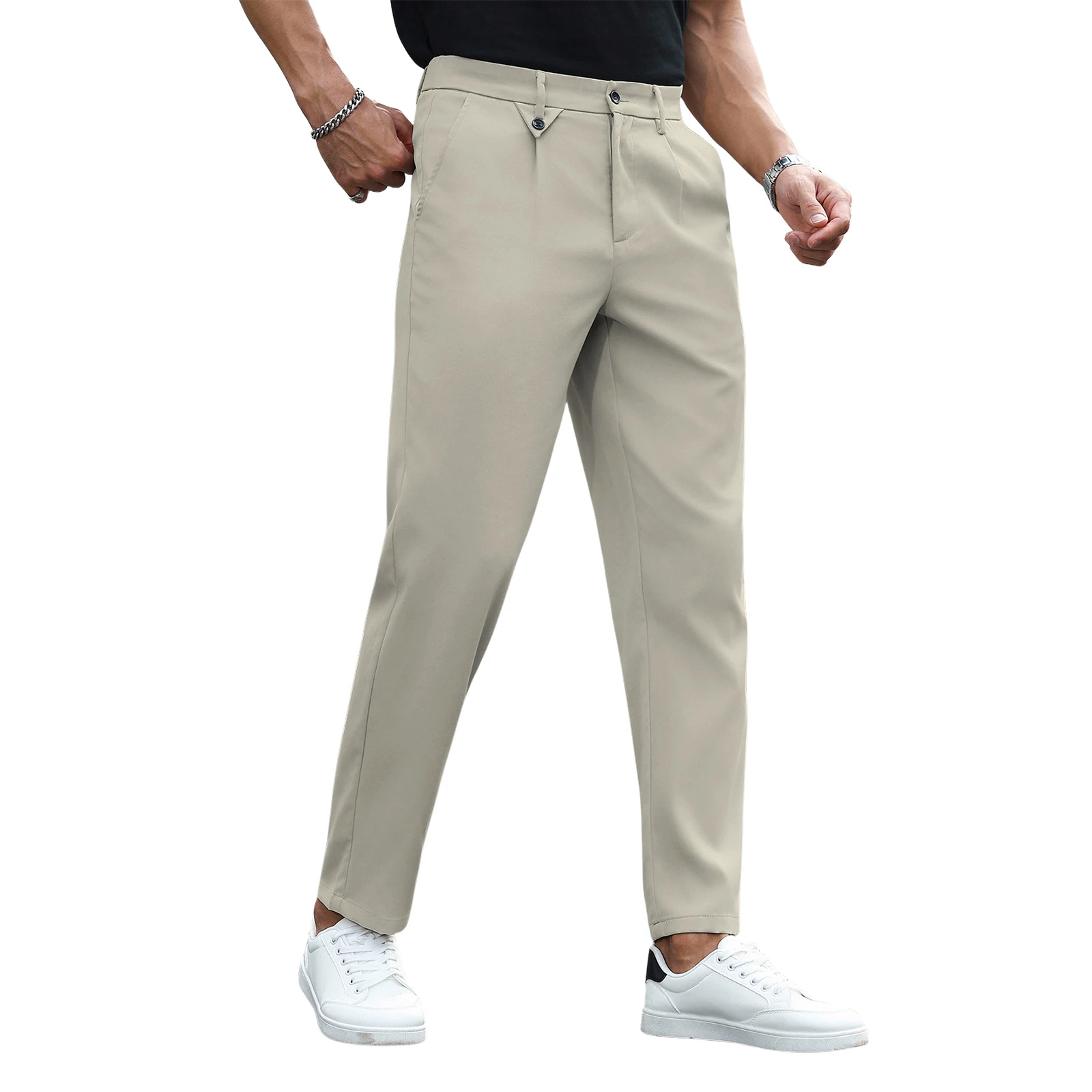 Men's Mid Waist Pleated Dress - đánh giá và giá Men Formal Wear Dress