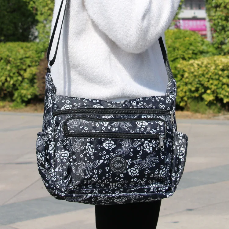 Fashion Flower Printing Women Bag Mummy Casual Shoulder Bags Female Maternity Mother Baby Stroller Bags