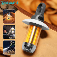 Rechargeable Camping Lantern LED Super Bright Flashlight Portable 5 Modes Work Light  Hanging Tent Lamp Outdoor Hiking Fishing