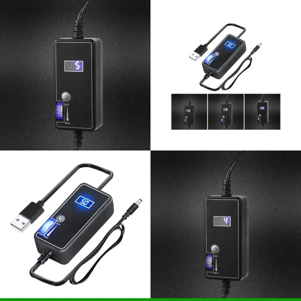 

U55C USB 50 Speed Adjustable Temperature Display Controller For Cooling Fan Blower