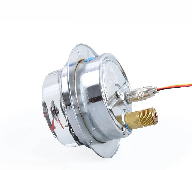 YNXC100ZT 60 MPa Axial stoßfestes elektrisches Kontaktmanometer stoßfest hydraulisch