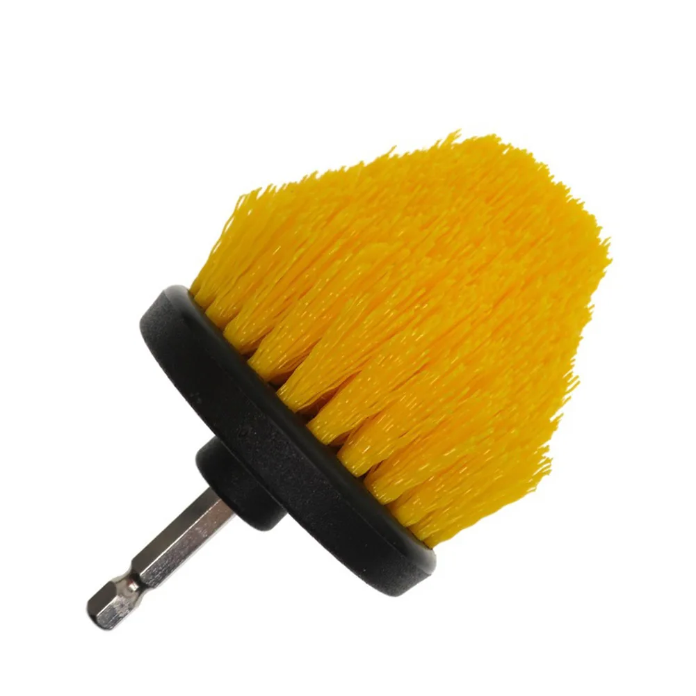 2.5 Inch Electric Scrubber Brush Drill Extension Rod All Purpose Cleaner Car Detailing Brush 6 Color Tool Rim Brush Set Car Clea