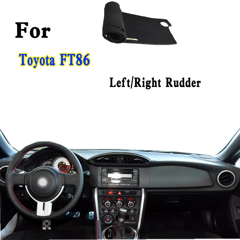 For Toyota FT86 GT86 Car-Styling Dashmat Dashboard Cover Instrument Panel Insulation Protective Pad Ornaments