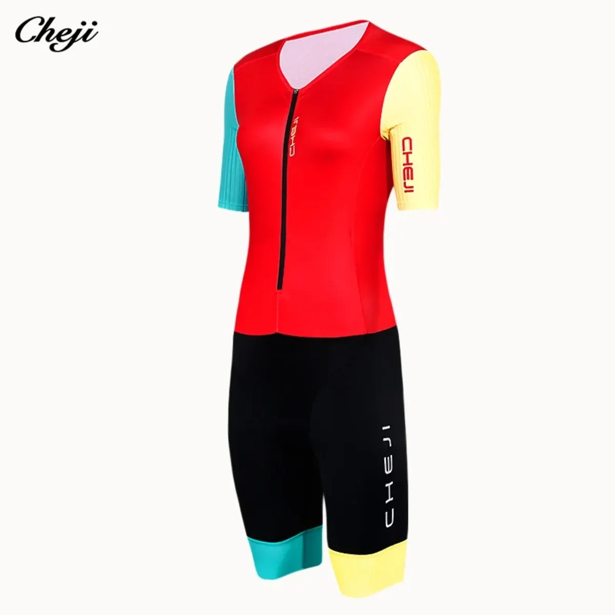 Cheji Women\'s Summer Riding Tights Jumpsuit Cycling Clothing Quick Drying High Quality Jersey Leg Warmers Bib Shorts Pants