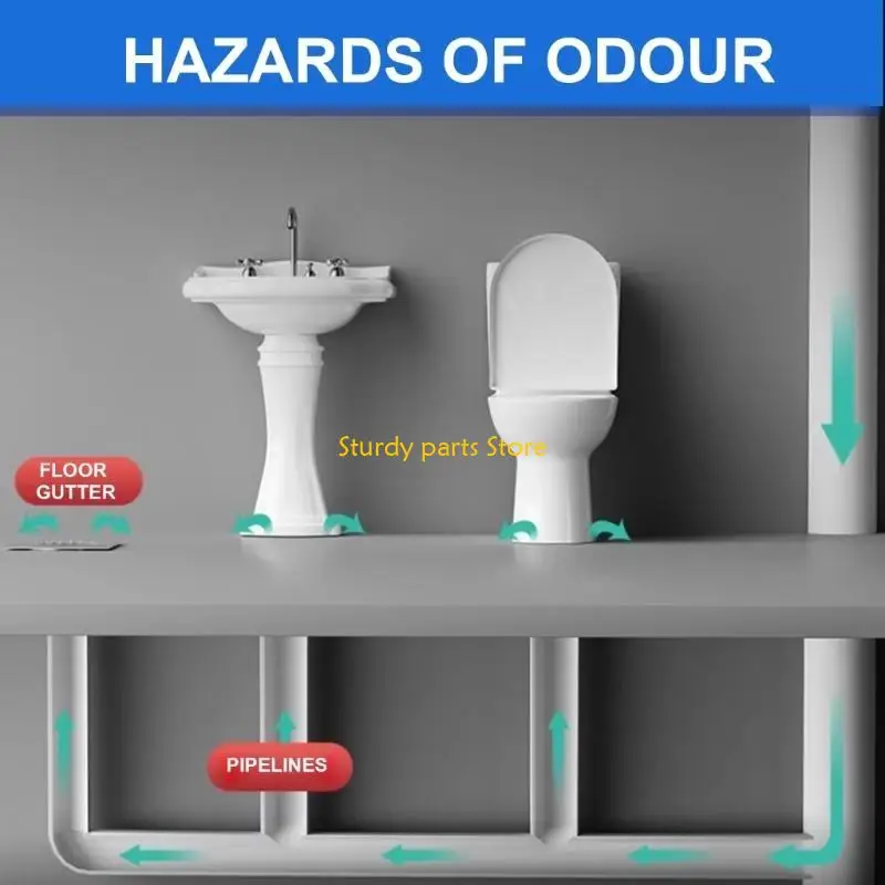 97QC بالوعة النفايات فخ مجموعة رائحة حجب التصميمات بالوعة استنزاف الأنابيب تنوعا مناسبة لمختلف المطبخ وأحواض الغسيل