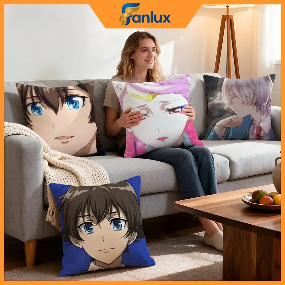 Valvrave Valvrave the Liberator Cushion Cover 4Pcs Decorative Covers Soft Cushion Case for Sofa Couch 40x40 45x45 Pillowcases