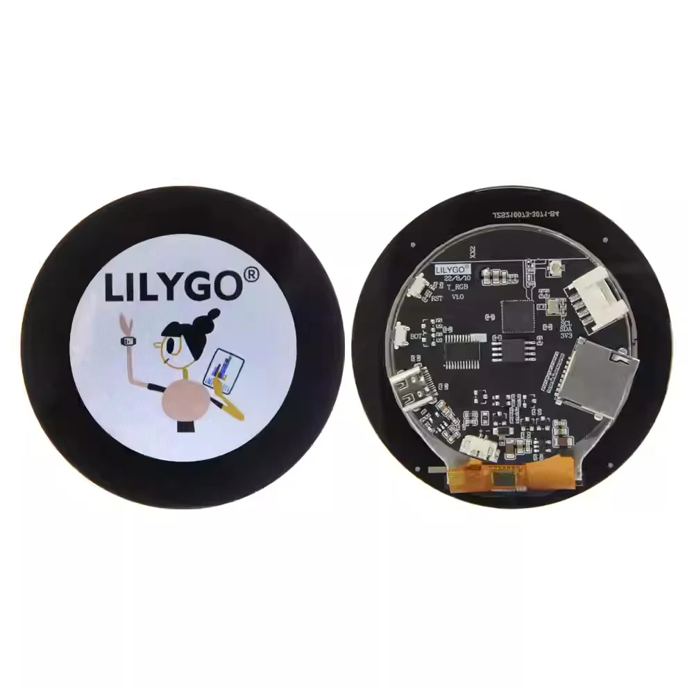 LILYGO® T-RGB ESP32-S3 2.1 Inch Round Display ST7701S LCD Touch Screen Development Board