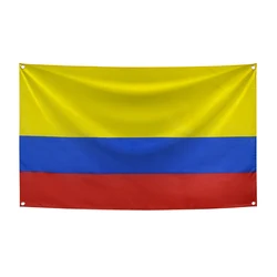 Bandera de Colombia en poliéster impresa para decoración y tapiz