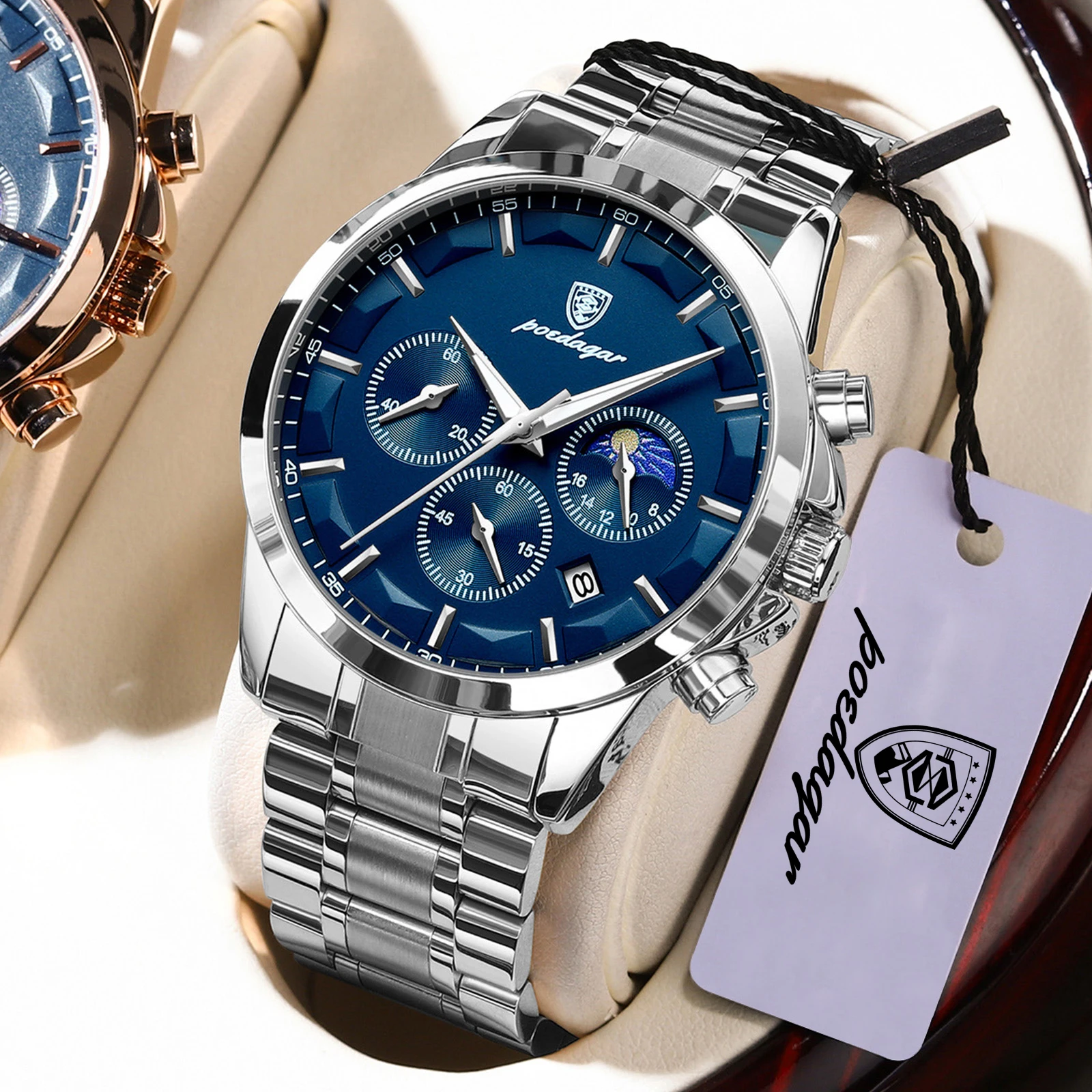 Men's Waterproof Luminous Chronograph Watch