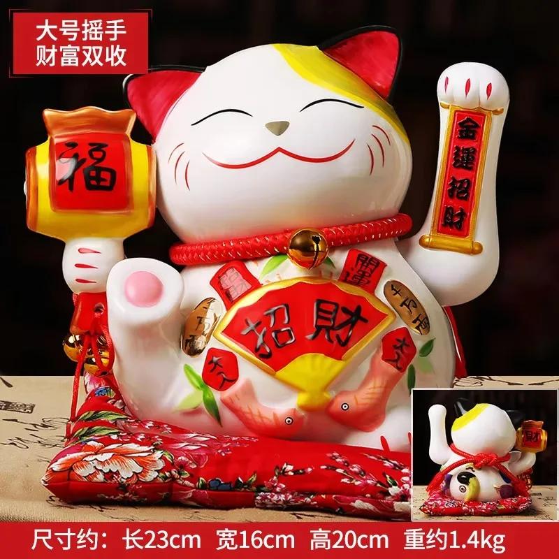 

Wholesale Feng Shui Products Guangzhou Feng Shui Crafts White Ceramic Lucky Waving Cat